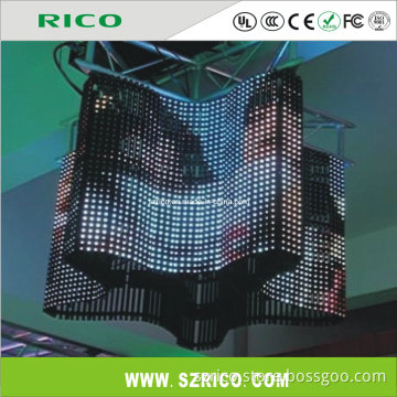 P12.5mm Flexible Curtain LED Display Screen